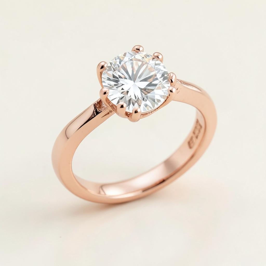 Rose Halo Ring